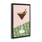 Stupell Industries Glam Martini Splash Floating Frame, design by Emily Navas